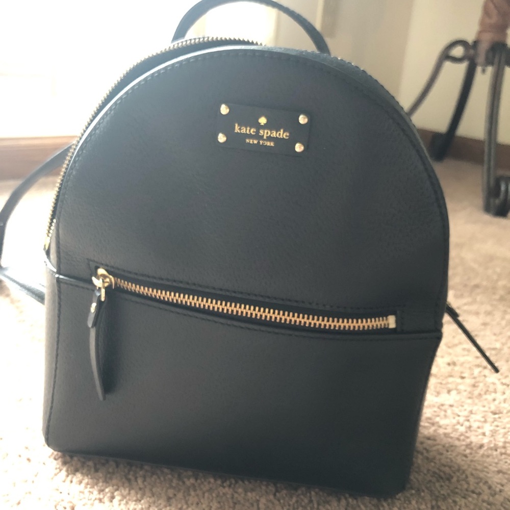 Black Kate Spade backpack♠️